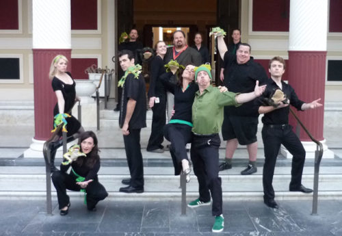 Thespian Experimentation at the Villa, with Singing Frogs