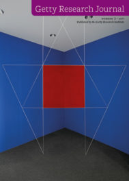 The Getty Research Journal: Diverse, Collaborative, International