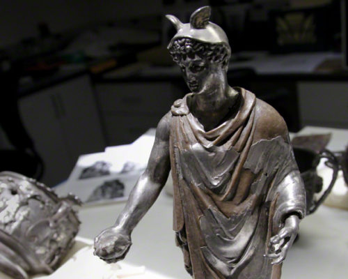 Looking Inside a Reconstructed Roman God