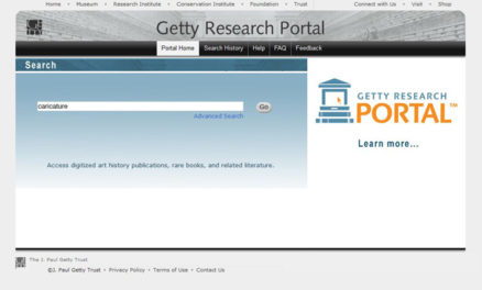Walking through the Getty Research Portal