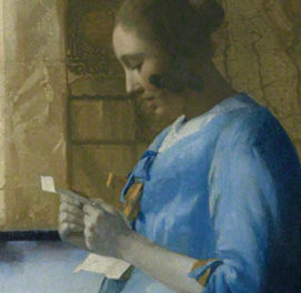 Write the Opening Line to Vermeer’s “Lady in Blue”