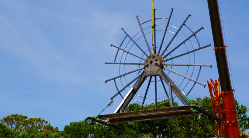 Five-Ton Wheel Takes Center Stage for “Prometheus Bound”