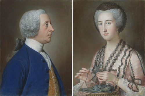 Father-and-Daughter Pastels by William Hoare Now on View