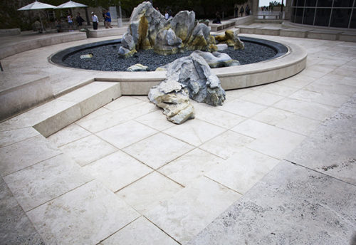 Getty Fountains Temporarily Turned Off to Save Water