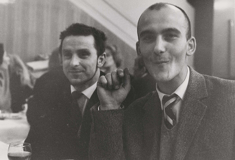 Harry Shunk (left) and Janos Kender in 1961