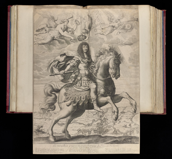 Equestrian Portrait of Louis XIV / Colin