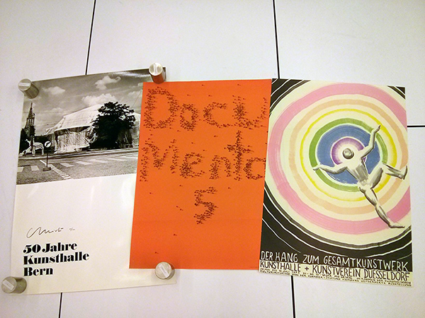 Three posters from the Harald Szeemann archive