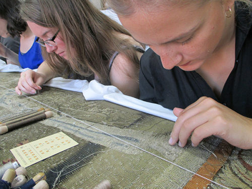 Cleaning 700 Square Feet of Precious Tapestry