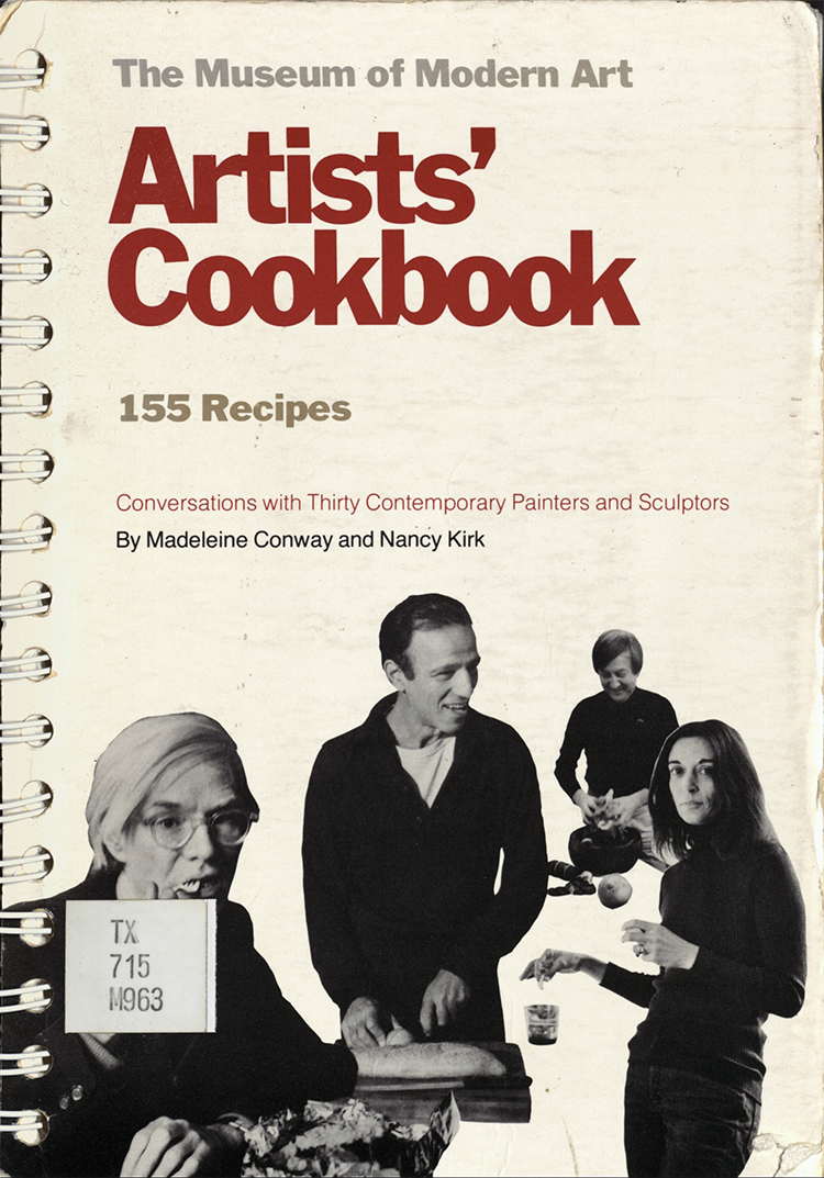 Cover of Artists' Cookbook / Museum of Modern Art