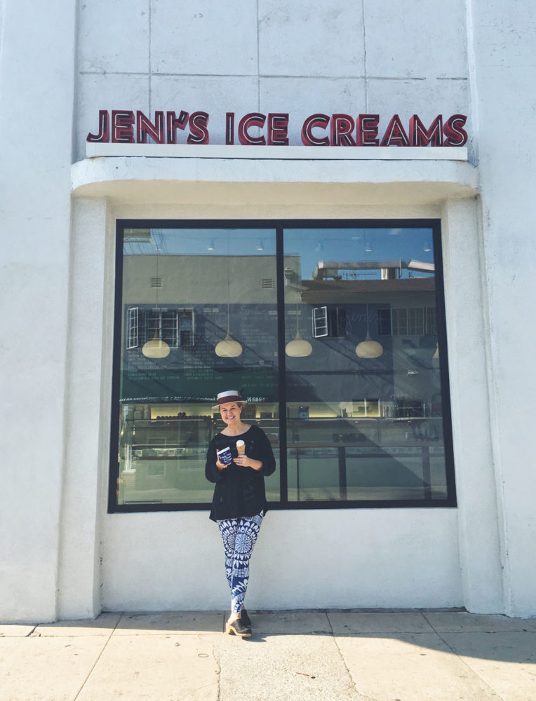 Taste the Getty Gardens, in Ice Cream Form Getty Iris