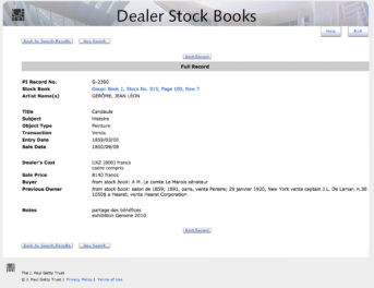 The Goupil Stock Books Project