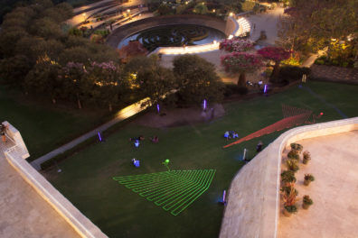 The Potential of a Point, the Direction of a Line, the Clarity of Angles: Lawn Drawings in the Getty Center Gardens