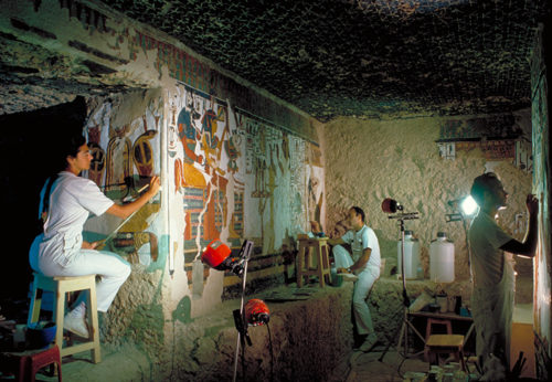 Processing the Material Record of the Tomb of Nefertari Project