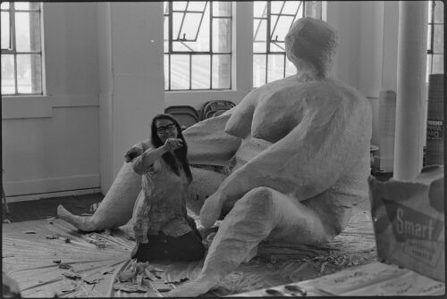 Kate Millett’s <em>Naked Lady</em> on the Los Angeles Woman’s Building Roof