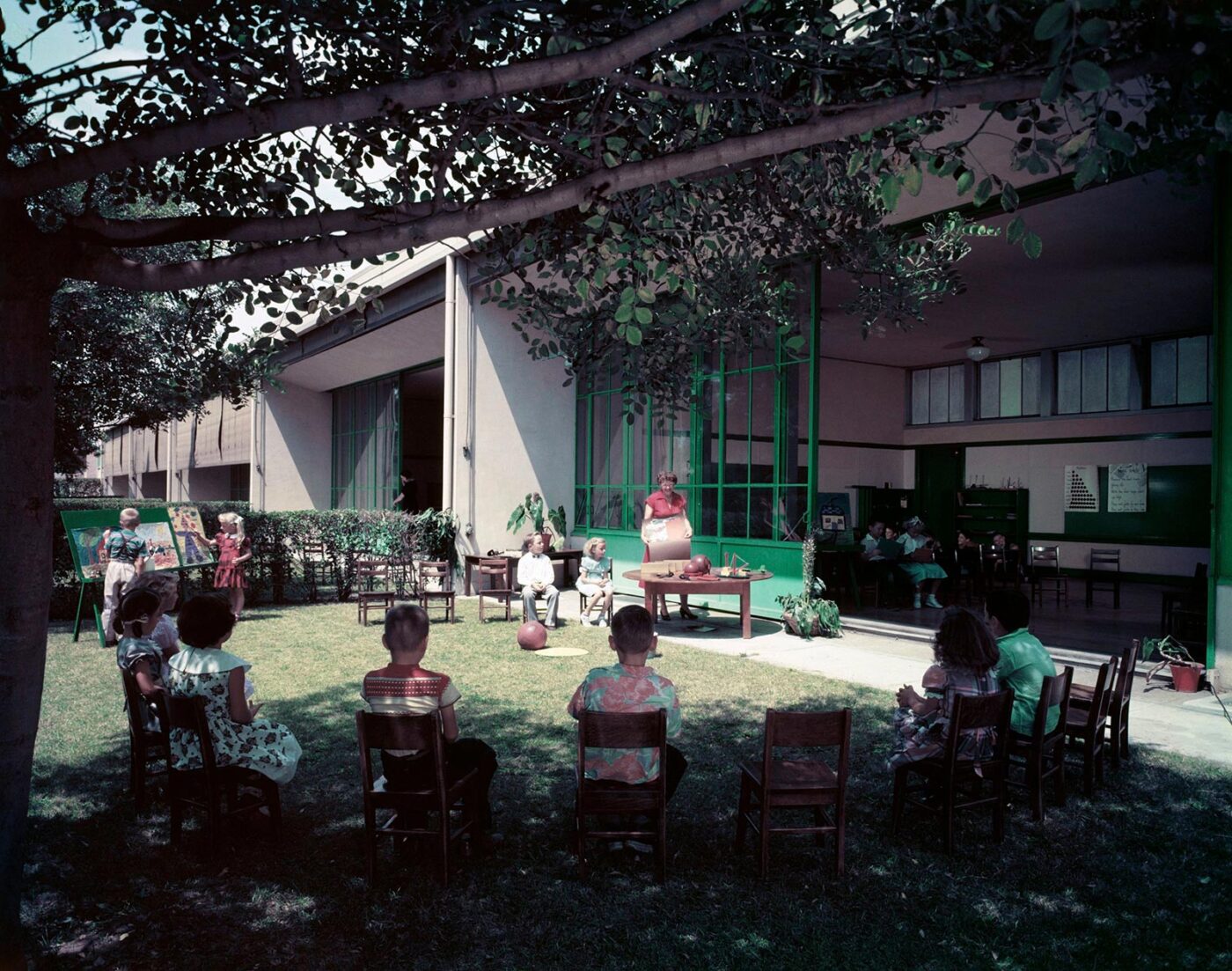 Fresh Air and Outdoor Learning at Corona Avenue School Getty Iris