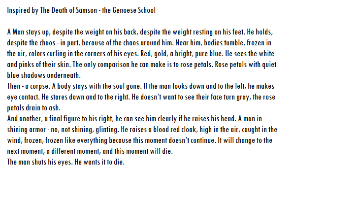 Writing from a Sketch