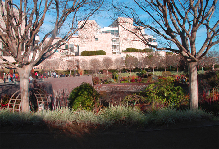 On the Getty’s Grounds