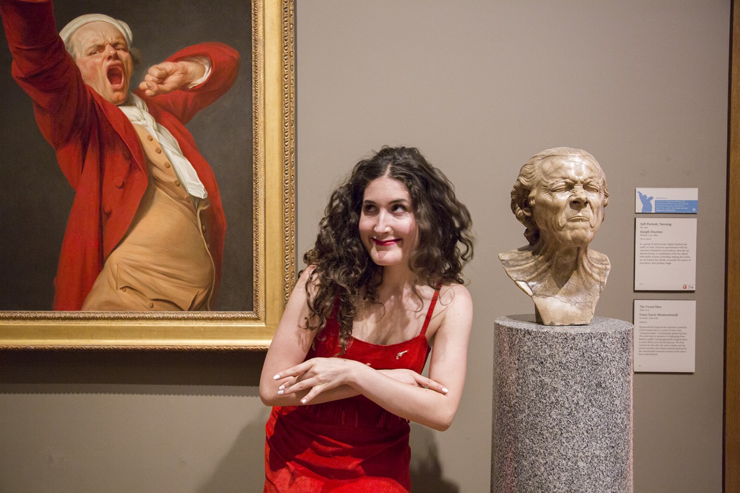 Comedian Kate Berlant at the Getty Center