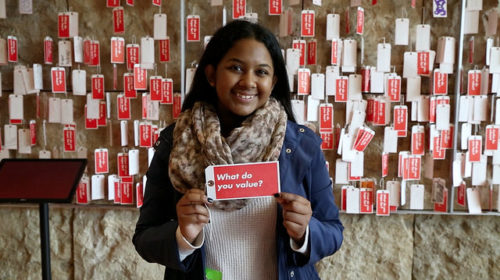 Bringing Barbara Kruger’s “Whose Values” into the Classroom