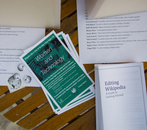 Spending a Friday Night Editing Women into Wikipedia at the Getty