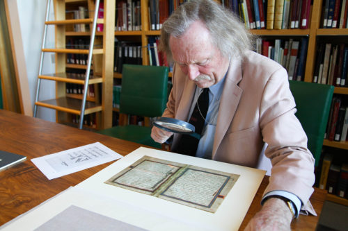 Visiting Scholar Revising Long-Held Myths about Early Medieval Manuscripts