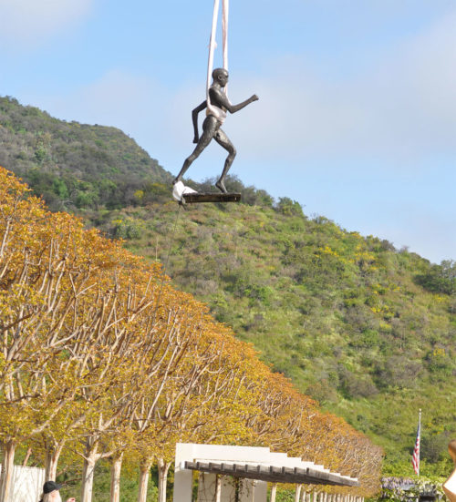 Elisabeth Frink’s <em>Running Man</em> Gets a Cleaning