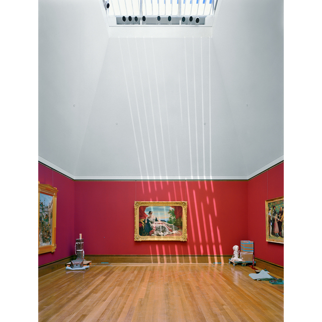 European Painting 1850-1900 Gallery, J. Paul Getty Museum, 1997, Robert Polidori. Chromogenic print, Image: 16 3/8 × 21 1/2 in., Sheet: 18 3/4 × 23 3/4 in. Courtesy of the artist in conjunction with The Lapis Press. © Robert Polidori