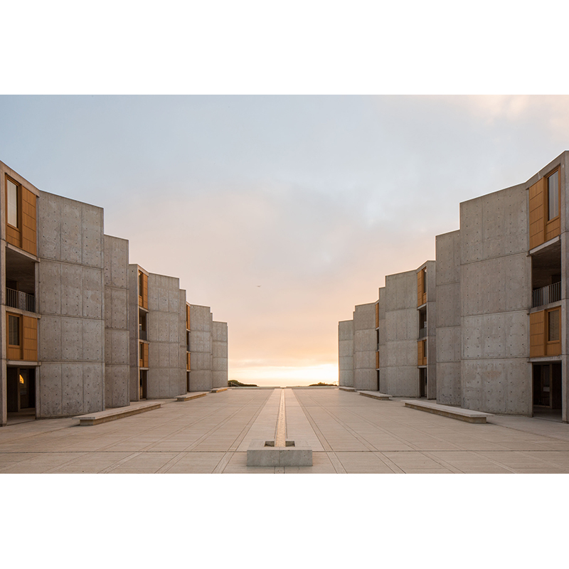 The Salk Institute after completion of the teak conservation project The Salk Institute after completion of the teak conservation project