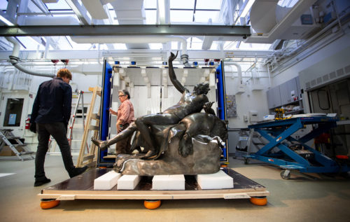 An Introduction to the Drunken Satyr, A Rare Roman Bronze Being Studied and Conserved at the Getty Villa