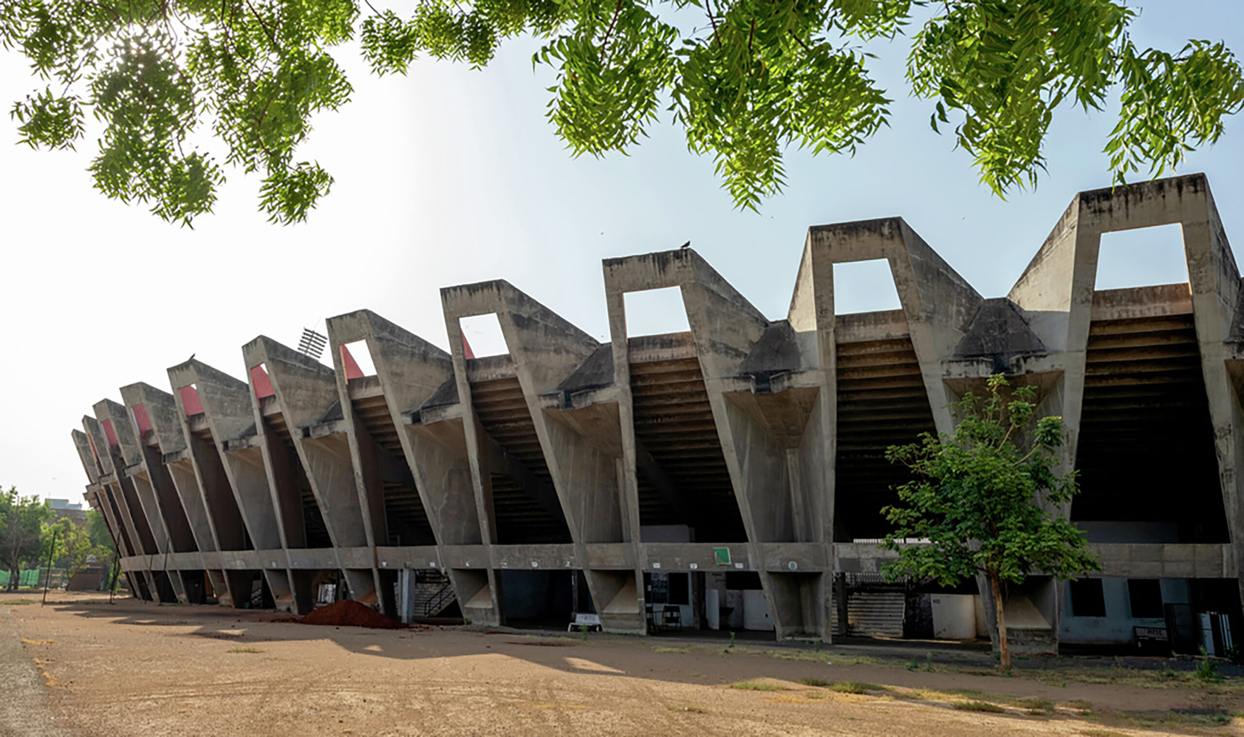 Sardar Vallabhbhai Patel Stadium, Gujarat, India. Photo: Sanat Jhaveri & Co Sardar Vallabhbhai Patel Stadium, Gujarat, India. Photo: Sanat Jhaveri & Co